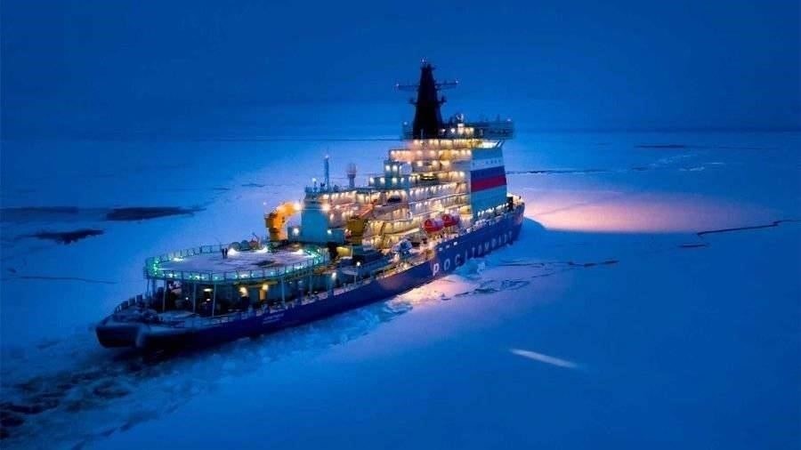 Как ледокол достигает полюса